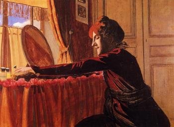 菲利尅斯 瓦洛東 Madame Felix Vallotton at Her Dressing Table